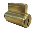 Kaba Ilco 15395KS-04-KD Universal Key-In-Knob Replacement Cylinder with Kwikset 1176 Keyway - Satin Brass