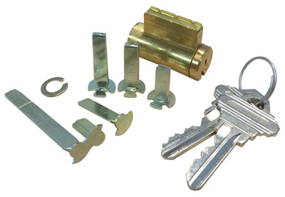 Key-in-Knob/Deadbolt Cylinder with Schlage C Keyway