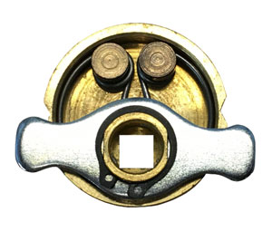 Kaba Ilco 704-04-11 Standard Throw Turn Knob Disc