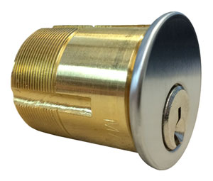 Kaba Ilco 7246SC2-26D-KA2 Mortise Cylinder with Schlage C Keyway - Satin Chrome