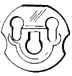 Kaba Ilco 749-22-10 Universal Mounting Plate