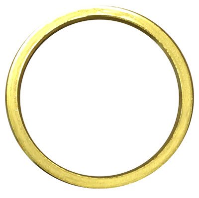 Aluminum Collar - Polished Brass