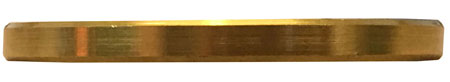 Aluminum Collar - Polished Brass