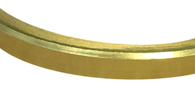 Aluminum Collar - Polished Brass