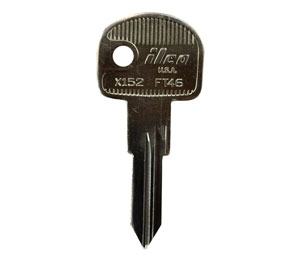 Kaba Ilco X152 Key Blank for Alpha Romeo, Ferrari, Fiat, Lamborghini, and Yugo Vehicles