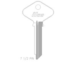 Kaba Ilco H998R 7-1/2 Pin Yale Key Blank - Package of 50 Only