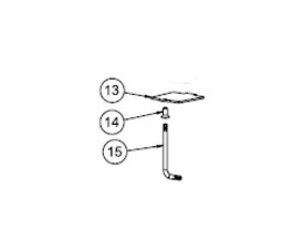 KABA 245541901 E-Plex 3000Series - Battery Cover and Wrench Kit - Black