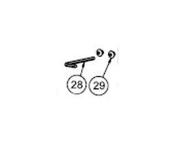 KABA 540820401 E-Plex 3000Series - Wrench and Screw Kit - Satin Brass