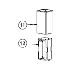 KABA 5468500001 E-Plex 3000Series - Battery Pack and Boot Kit