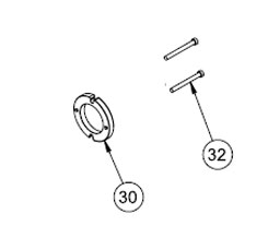 KABA 6471200001 E-Plex 5000Series - Spacer Kit