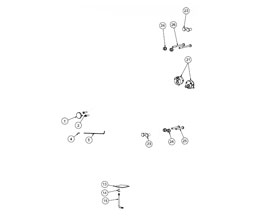 KABA 6478562601 E-Plex 3000Series - Dead Latch Installation Hardware - Satin Chrome