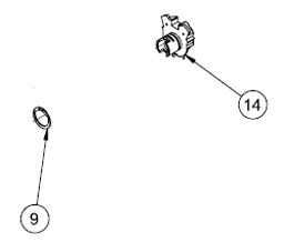 KABA 7520000001 E-Plex 5000Series - Outside Driver Assembly