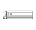 Kawneer KW233533EL Paneline El Chassis Assembly LH/RHR Replacement Retro Fit Package Electric Latch Retraction - Clear Aluminum