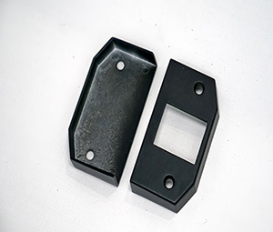 Kawneer 10 Hinge/Pivot End Cap - Black Matt Finish - 1786 Rim Exit Device Part