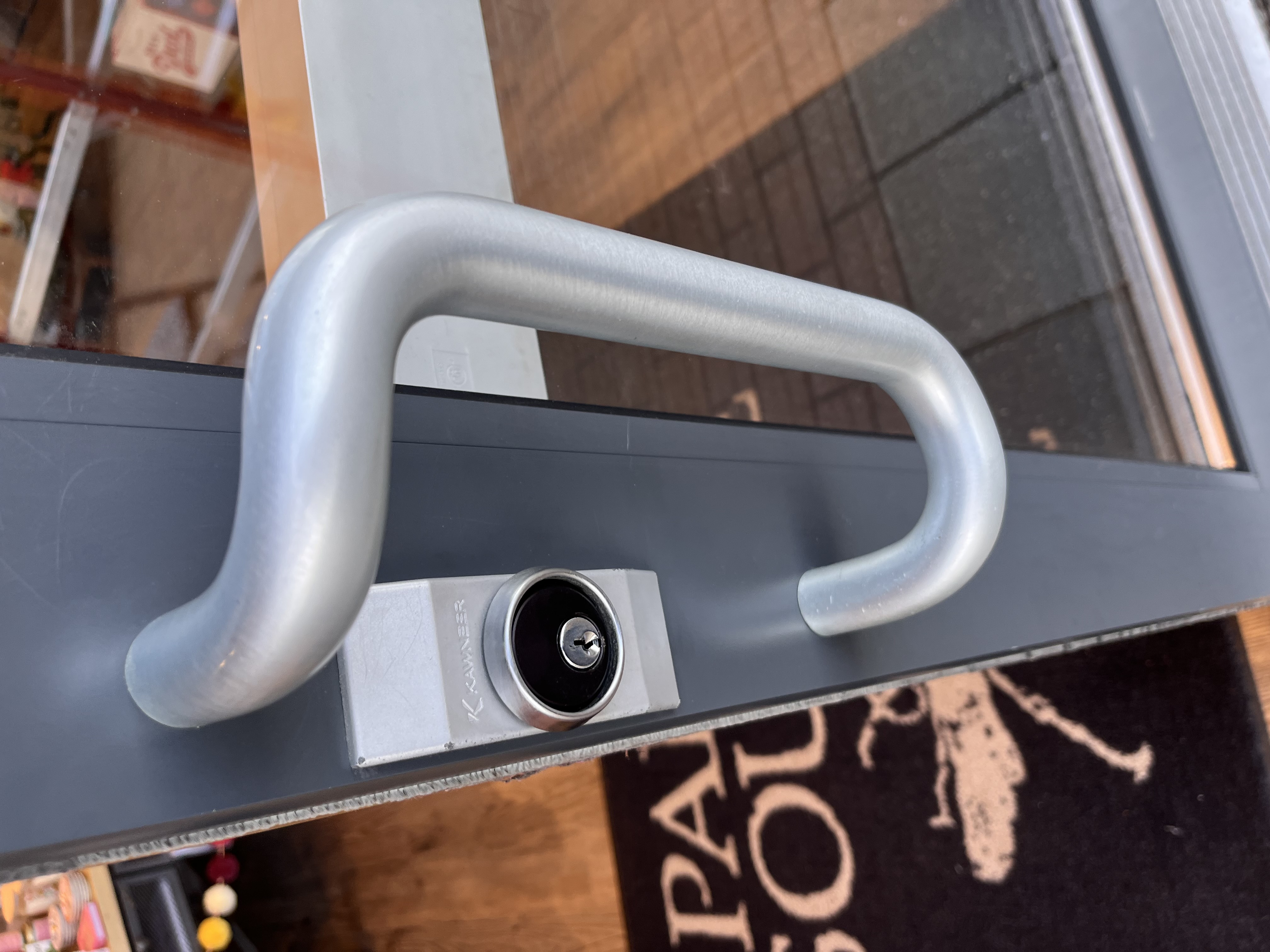 Kawneer 13362617 Cylinder Mounting Pad for A 1686 Exit Device, Clear