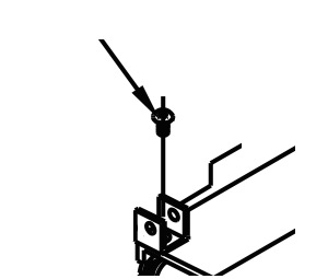Kawneer 16 Cover Bracket Fasteners - 1786 Rim Exit Device Part