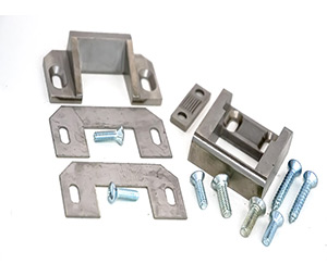 Kawneer 5 "S" Strike Package with Fasteners and Lock Block - 1786 Rim Exit Device Part