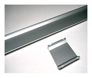 Kawneer Z100121-3-6-17 Hinge/Pivot Filler Plate - 3/6, Clear Aluminum