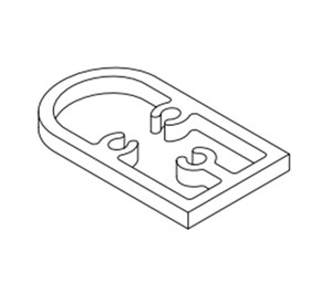 Kawneer 047603 Bottom Pivot Shim - 0.250" Thick