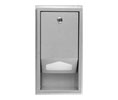 Koala Kare KB 134-SSLD Stainless Steel Sanitary Bed Liner Dispenser - Recessed Mounted