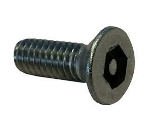 Keedex SHMF832X12 Hex Tamper Flat Head Machine Screw 8-32 x 1/2"