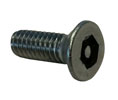 Keedex SHMF832X12 Hex Tamper Flat Head Machine Screw 8-32 x 1/2"
