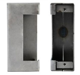 Keedex K-BXES6 Weldable Electric Strike Box, ANSI Strike, 14 Gauge Steel, Suitable for H.E.S 7001 , 1 ea