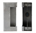 Keedex K-BXES6 Weldable Electric Strike Box, ANSI Strike, 14 Gauge Steel, Suitable for H.E.S 7001 , 1 ea