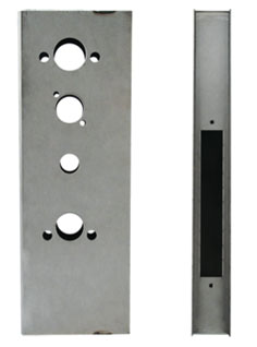 Keedex K-BXIL-710-IIAL Mortise Gate Box - Aluminum