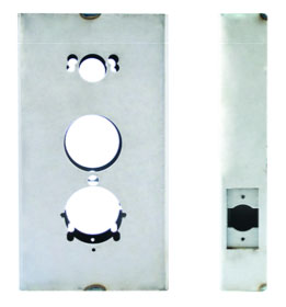 Keedex K-BXSIM-SS Weldable Gate Box, Cylindrical, 16 Gauge Stainless Steel, for 1000/DL1250 Kaba Access 1000/L1000/5000, Ilco 1000 Series/AL DL1250 , 1 ea