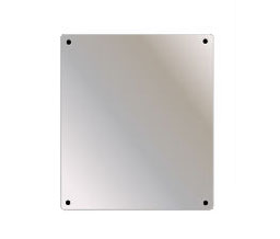 Ketcham SSF-1620 Wall Mount Stainless Steel Face Mirror - 16" x 20"