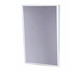 Ketcham WTM-1630 White Framed Fixed Tilt Mirror - 16" x 30" 