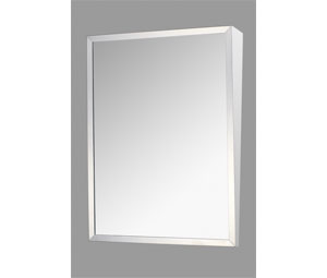 Ketcham FTM-1630 Stainless Steel Framed Fixed Tilt Accessible Mirror - 16" x 30"