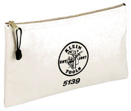 Klein Tools 409-5139 Klein Tools Zipper Bags - White Color