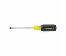 Klein Tools 409-601-4 Slotted Cabinet-Tip Cushioned Grip Screwdrivers - 7 3/4" Overall Length