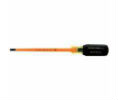 Klein Tools 409-601-4-INS Slotted Insulated Cushion-Grip Cabinet Tip Screwdrivers - 7 3/4" Overall Length 