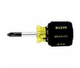 Klein Tools 409-603-1 Klein Tools Profilated® Phillips-Tip Cushion-Grip Screwdrivers - 3 7/16" Overall Length