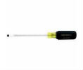 Klein Tools 409-605-4 Heavy-Duty Slotted Cabinet-Tip Cushion-Grip Screwdrivers - 8 11/32" Overall Length 