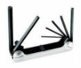 Klein Tools 409-70582 Klein Tools Metric Hex-Key Fold-Ups - 1 1/2" [Min], 6" [Max] Tip Size 