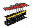 Klein Tools 409-JTH910E Klein Tools Journeyman T-Handle Hex Key Sets - Hex Tip Type - Red Handle Color 