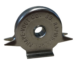 Knape KV400A Enclosed Steel Sheave - Ball Bearing Wheel, 2" Length