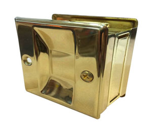 Knape & Vogt PB-1038-US3 Pocket Door Latch Brass
