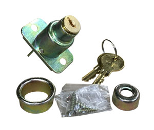 Knape & Vogt BX1062-US3 Pocket Door Lock, Brass, Keyed Different