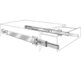 Knape & Vogt 8409P Face Frame Mount Full Extension Slide 