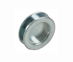 Knape KV836A Sliding Glass Door Threaded Finger Pull - Anochrome Finish