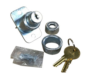 Knape & Vogt BX1062-26DA Pocket Door Lock, Nickel, Keyed Alike