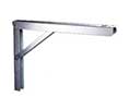 Knape&Vogt KV206ZC-12 Zinc Heavy Duty Folding Shelf Bracket 12"SL x 8.01"WL - 1 Each