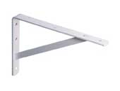 Knape&Vogt KV208WH300 White Rigid Extra Heavy Duty Bracket 11.6"SL x 8.3"WL - 1 Each
