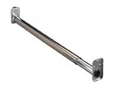 Knape&Vogt KV2WH-48 White Expandable Closet Rod/Tubing 48"- 72" - 1 Pc.