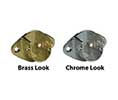 Knape&Vogt KV735-CHR Chrome Look Open Flange 1-1/16" - 1 Each